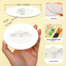 Cargar imagen en el visor de la galería, Pintar por números Posavasos 10cm (6 piezas) - Sabores Mediterráneos