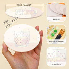 Cargar imagen en el visor de la galería, Pintar por números Posavasos 10cm (6 piezas) - Cata de Vinos