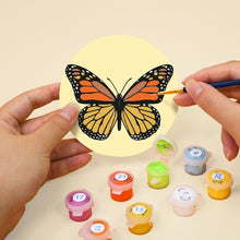 Cargar imagen en el visor de la galería, Pintar por números Posavasos 10cm (6 piezas) - Alas de Primavera