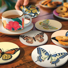 Cargar imagen en el visor de la galería, Pintar por números Posavasos 10cm (6 piezas) - Alas de Primavera