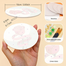 Cargar imagen en el visor de la galería, Pintar por números Posavasos 10cm (6 piezas) - Bonjour París