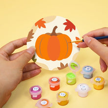 Cargar imagen en el visor de la galería, Pintar por números Posavasos 10cm (6 piezas) - Otoño acogedor