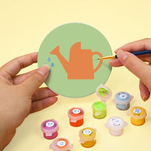Cargar imagen en el visor de la galería, Pintar por números Posavasos 10cm (6 piezas) - Esenciales de jardín