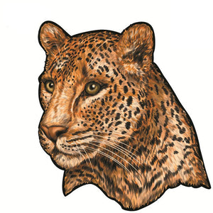 Puzzle de madera - Hembra Leopardo