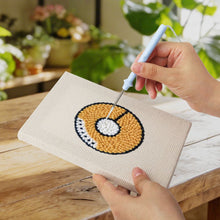 Cargar imagen en el visor de la galería, Punch Needle Kit (4 piezas) con marcos - Amante de los Postres 1