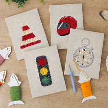 Cargar imagen en el visor de la galería, Punch Needle Kit (4 piezas) con marcos - Iconos Urbanos 1