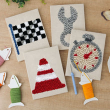 Cargar imagen en el visor de la galería, Punch Needle Kit (4 piezas) con marcos - Iconos Urbanos 2