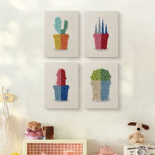 Cargar imagen en el visor de la galería, Punch Needle Kit (4 piezas) con marcos - Plantas Coloridas