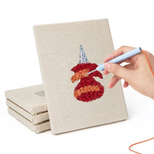 Cargar imagen en el visor de la galería, Punch Needle Kit (4 piezas) con marcos - Papelería Kawaii 1