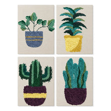 Cargar imagen en el visor de la galería, Punch Needle Kit (4 piezas) con marcos - Colección de Plantas del Desierto Figured'Art