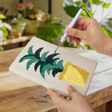 Cargar imagen en el visor de la galería, Punch Needle Kit (4 piezas) con marcos - Colección de Plantas del Desierto