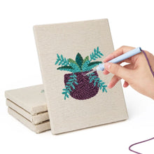 Cargar imagen en el visor de la galería, Punch Needle Kit (4 piezas) con marcos - Macetas Modernas