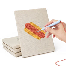 Cargar imagen en el visor de la galería, Punch Needle Kit (4 piezas) con marcos - Bocados Deliciosos