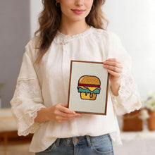 Cargar imagen en el visor de la galería, Punch Needle Kit (4 piezas) con marcos - Diversión de Comida Rápida