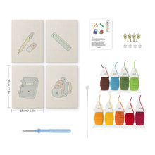 Cargar imagen en el visor de la galería, Punch Needle Kit (4 piezas) con marcos - Ambiente de Estudio