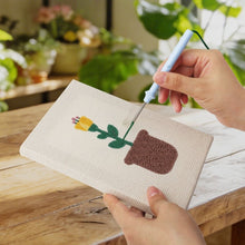 Cargar imagen en el visor de la galería, Punch Needle Kit (4 piezas) con marcos - Set de Flores en Flor