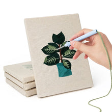 Cargar imagen en el visor de la galería, Punch Needle Kit (4 piezas) con marcos - Set Amante de las Plantas 2