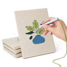 Cargar imagen en el visor de la galería, Punch Needle Kit (4 piezas) con marcos - Set Amante de las Plantas 3