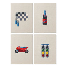 Cargar imagen en el visor de la galería, Punch Needle Kit (4 piezas) con marcos - Iconos Urbanos 3 Figured'Art