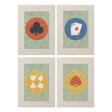 Cargar imagen en el visor de la galería, Punch Needle Kit (4 piezas) con marcos - Cartas de Juego Figured'Art