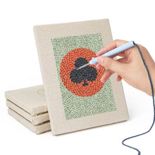 Cargar imagen en el visor de la galería, Punch Needle Kit (4 piezas) con marcos - Cartas de Juego