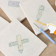 Cargar imagen en el visor de la galería, Punch Needle Kit (4 piezas) con marcos - Esenciales de Dibujo