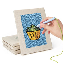 Cargar imagen en el visor de la galería, Punch Needle Kit (4 piezas) con marcos - Hora de Snacks 2
