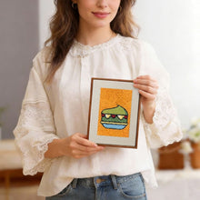 Cargar imagen en el visor de la galería, Punch Needle Kit (4 piezas) con marcos - Bebidas y Bocados