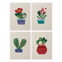 Cargar imagen en el visor de la galería, Punch Needle Kit (4 piezas) con marcos - Ambiente Jardín en Casa Figured'Art