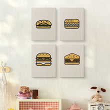 Cargar imagen en el visor de la galería, Punch Needle Kit (4 piezas) con marcos - Colección Foodie Divertida