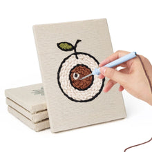 Cargar imagen en el visor de la galería, Punch Needle Kit (4 piezas) con marcos - Mix de Snacks Tropicales