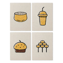 Cargar imagen en el visor de la galería, Punch Needle Kit (4 piezas) con marcos - Delicias de Panadería Figured'Art