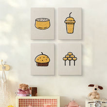 Cargar imagen en el visor de la galería, Punch Needle Kit (4 piezas) con marcos - Delicias de Panadería