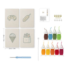 Cargar imagen en el visor de la galería, Punch Needle Kit (4 piezas) con marcos - Momentos Dulces