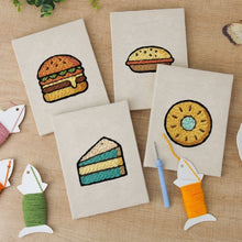 Cargar imagen en el visor de la galería, Punch Needle Kit (4 piezas) con marcos - Street Food 1