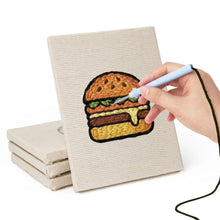 Cargar imagen en el visor de la galería, Punch Needle Kit (4 piezas) con marcos - Street Food 1