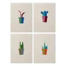 Cargar imagen en el visor de la galería, Punch Needle Kit (4 piezas) con marcos - Macetas de Suculentas 2 Figured'Art
