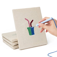 Cargar imagen en el visor de la galería, Punch Needle Kit (4 piezas) con marcos - Macetas de Suculentas 2