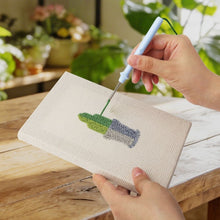 Cargar imagen en el visor de la galería, Punch Needle Kit (4 piezas) con marcos - Mini Jardín Interior 2