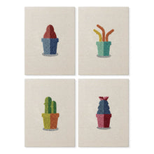Cargar imagen en el visor de la galería, Punch Needle Kit (4 piezas) con marcos - Plantas Felices 1 Figured'Art