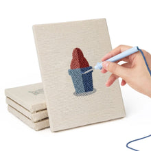 Cargar imagen en el visor de la galería, Punch Needle Kit (4 piezas) con marcos - Plantas Felices 1