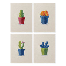 Cargar imagen en el visor de la galería, Punch Needle Kit (4 piezas) con marcos - Plantas Felices 2 Figured'Art
