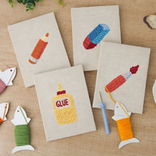 Cargar imagen en el visor de la galería, Punch Needle Kit (4 piezas) con marcos - Colección Arte y Manualidades