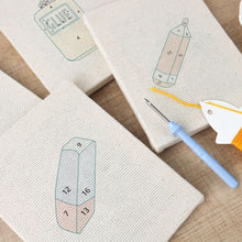 Cargar imagen en el visor de la galería, Punch Needle Kit (4 piezas) con marcos - Colección Arte y Manualidades