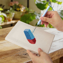 Cargar imagen en el visor de la galería, Punch Needle Kit (4 piezas) con marcos - Colección Arte y Manualidades