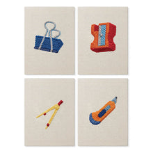 Cargar imagen en el visor de la galería, Punch Needle Kit (4 piezas) con marcos - Colección Accesorios de Escritorio Figured'Art