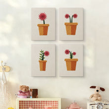 Cargar imagen en el visor de la galería, Punch Needle Kit (4 piezas) con marcos - Mini Macetas en Flor 1