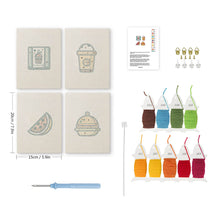 Cargar imagen en el visor de la galería, Punch Needle Kit (4 piezas) con marcos - Ambiente Desayuno