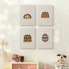 Cargar imagen en el visor de la galería, Punch Needle Kit (4 piezas) con marcos - Pasteles y Dulces