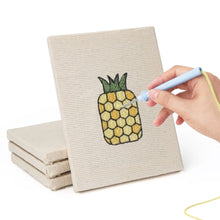 Cargar imagen en el visor de la galería, Punch Needle Kit (4 piezas) con marcos - Fiesta de Frutas 1